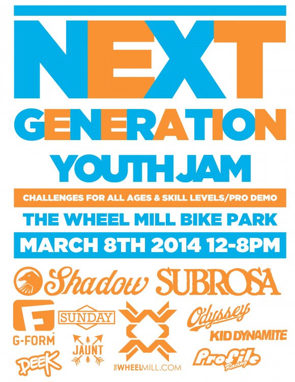 Next Generation Youth Jam at Wheel Mill SUBROSA BRAND