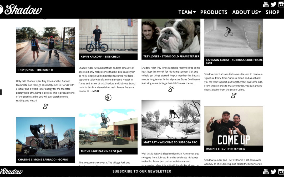 New Shadow Conspiracy site!