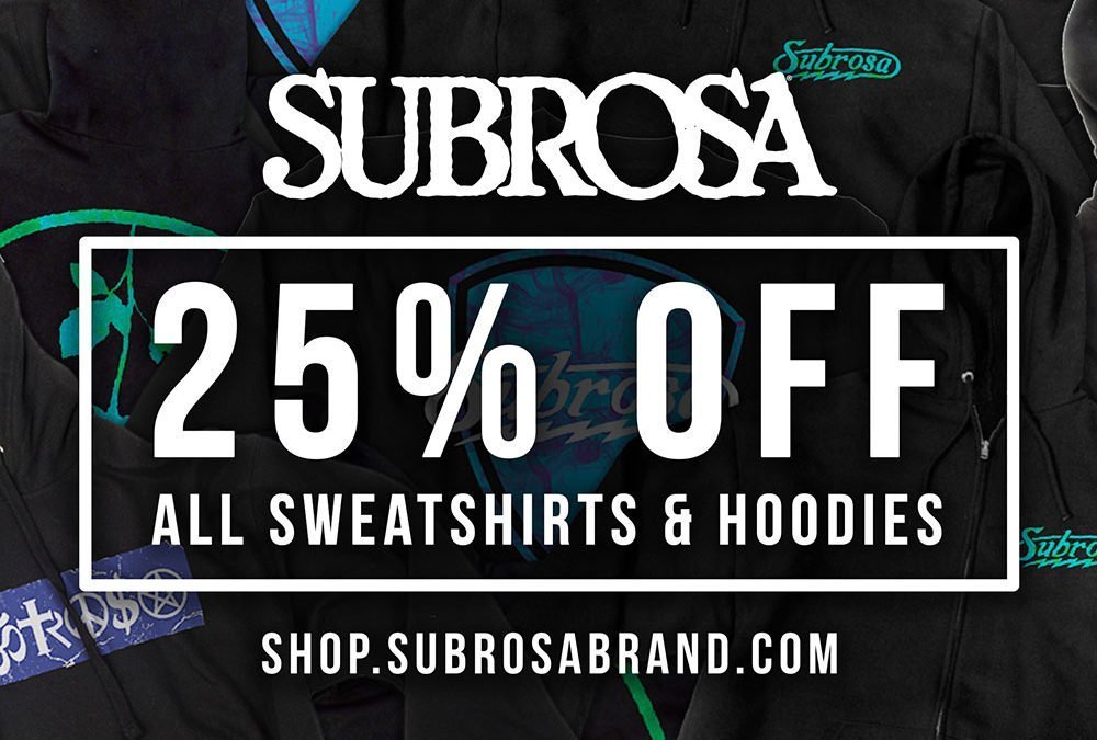 25% off all Sweatshirts!
